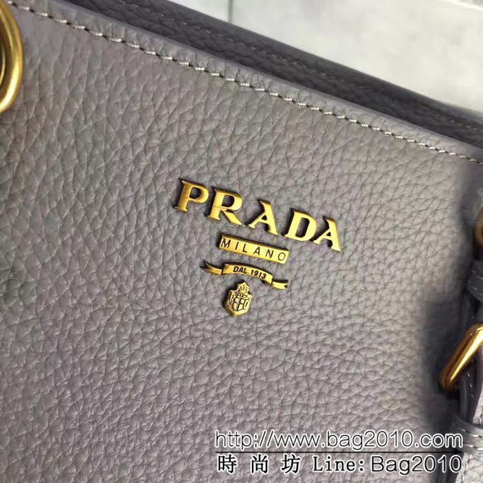 普拉達PRADA原單 2966原單荔枝紋義大利最新版手提肩背包 PHY1089